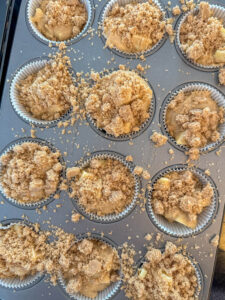 Apfel Zimt Muffins - mit Streusel