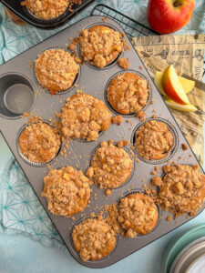 Apfel Zimt Muffins fertig gebacken