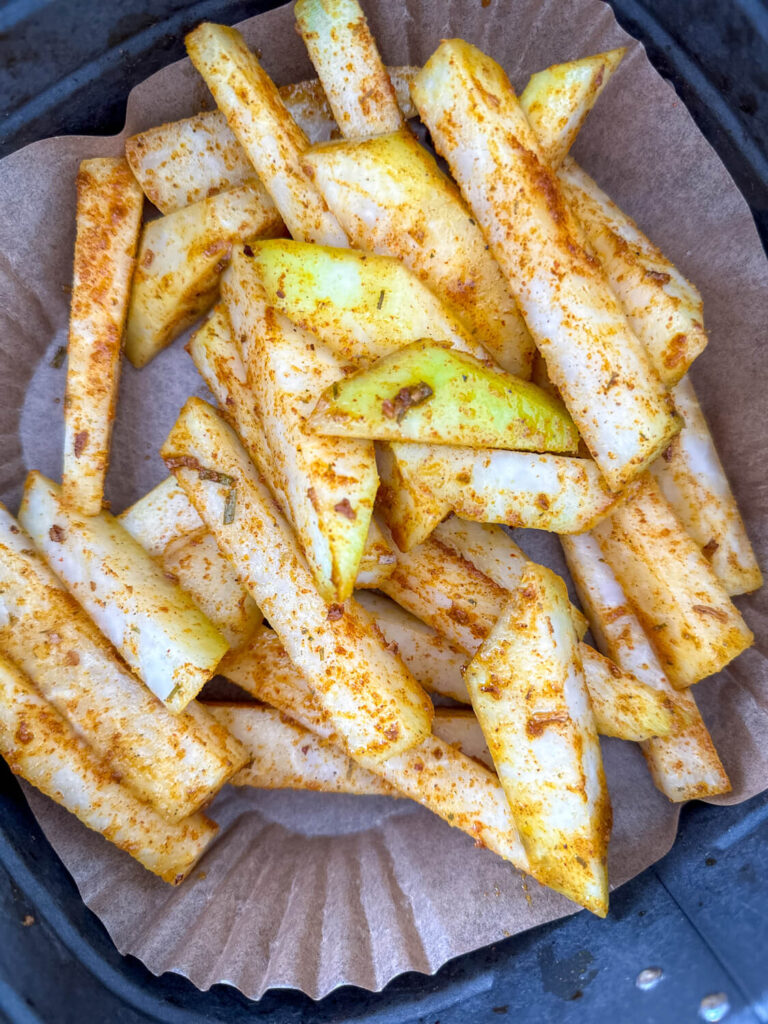 Kohlrabi Pommes Airfryer