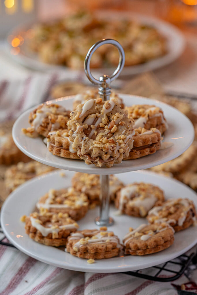 Giotto Plätzchen mit Haselnusscreme