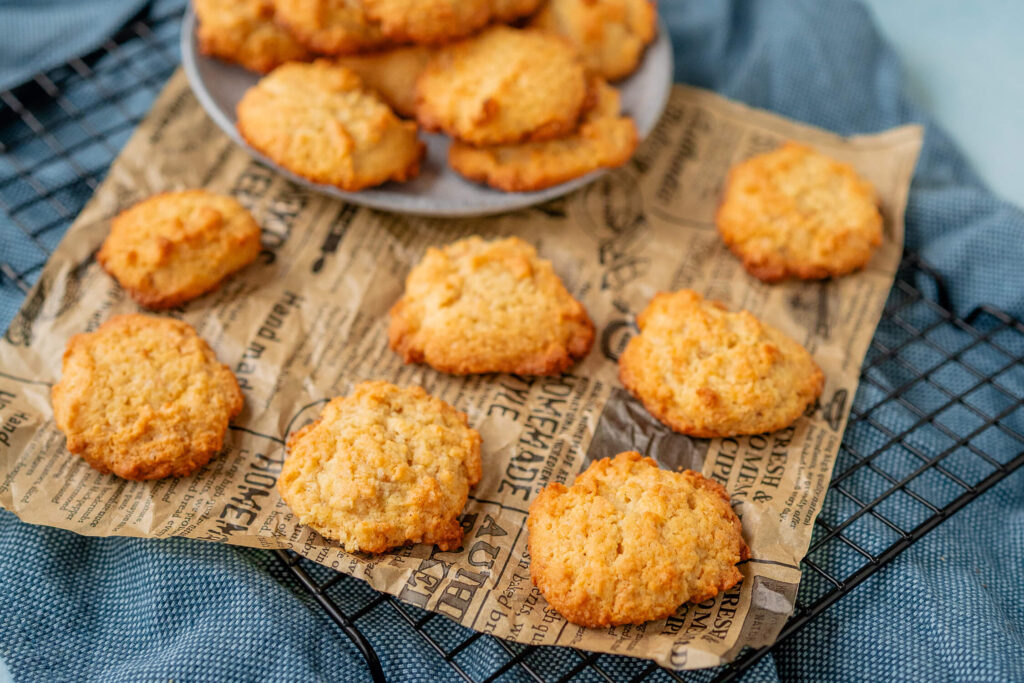 Kokos-Frischkäse-Kekse - leckere Kokosplätzchen