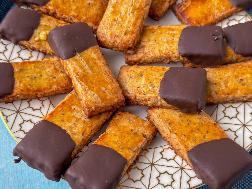 Nuss Plätzchen ohne Ausstechen backen