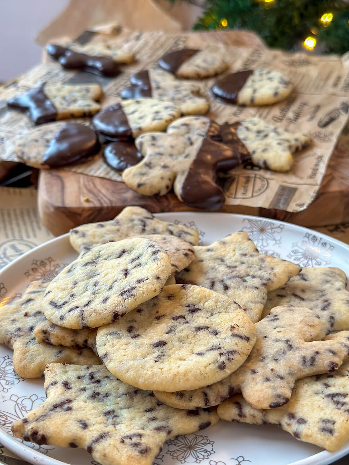 Stracciatella Plätzchen