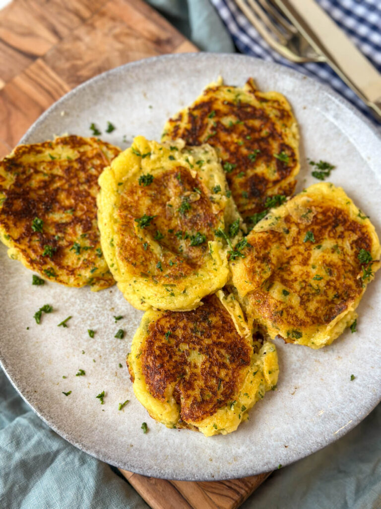 Kartoffel Plätzchen als Beilage braten