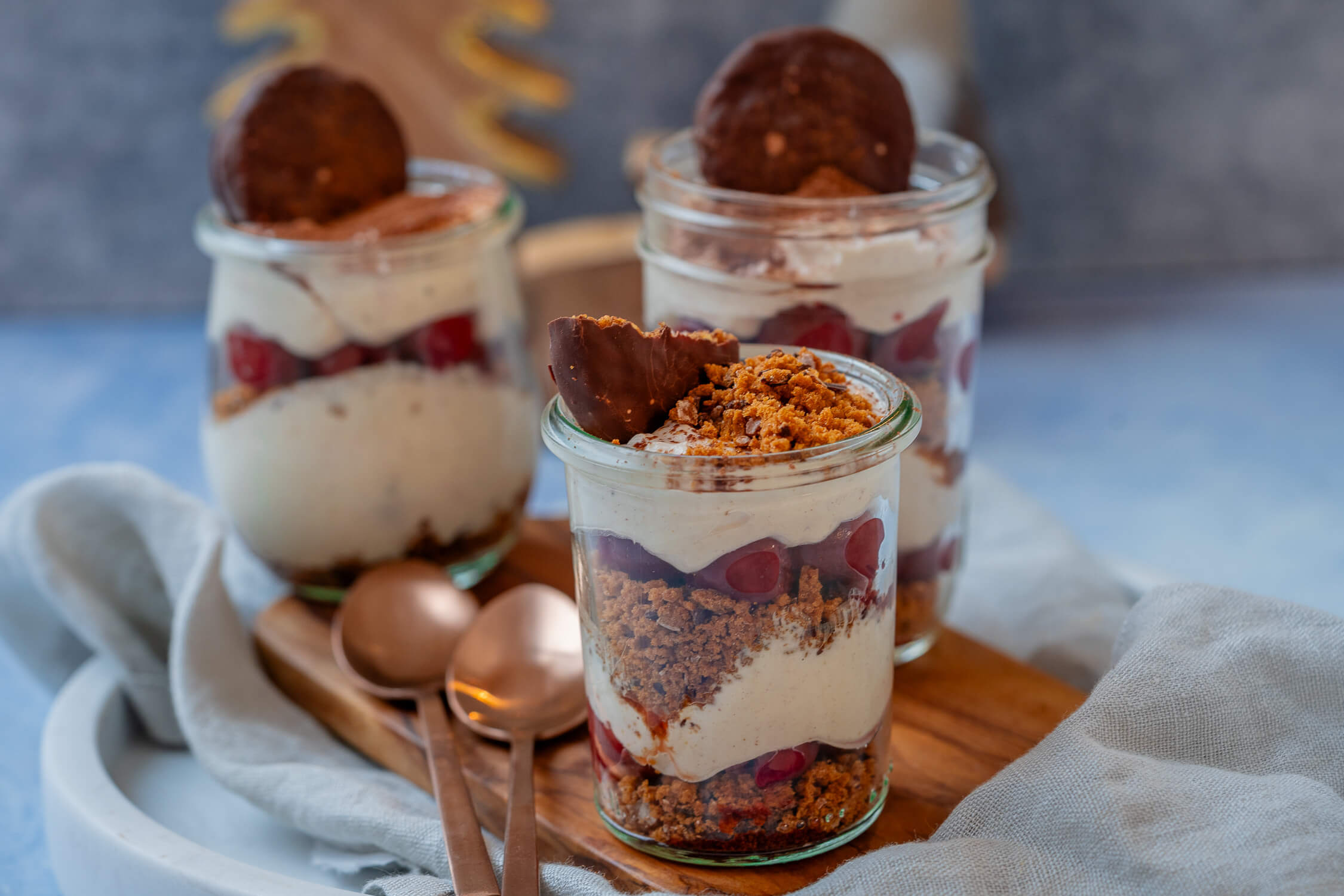 Lebkuchen Kirsch Dessert